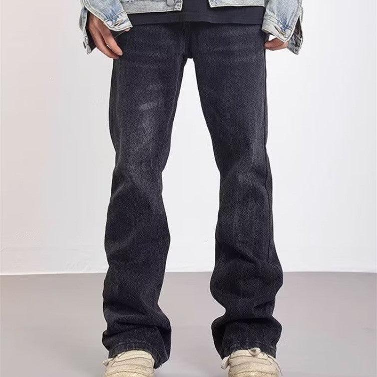 Men's Washed Distressed Skinny Jeans
