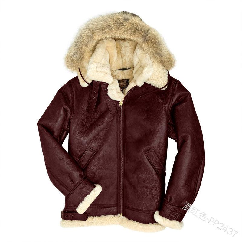 Fur Integrated Padded Jacket New Coat Men - WOMONA.COM