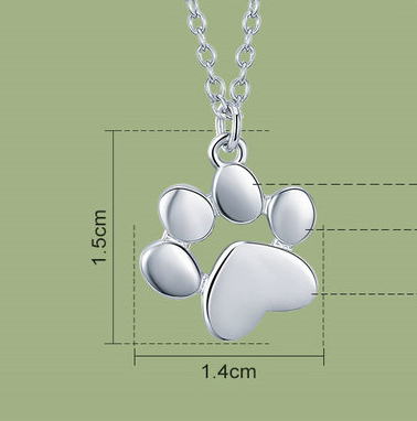 Footprint necklace - WOMONA.COM