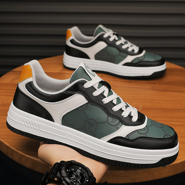 Fashion Colorblock Sports Breathable Versatile Casual Sneakers - WOMONA.COM