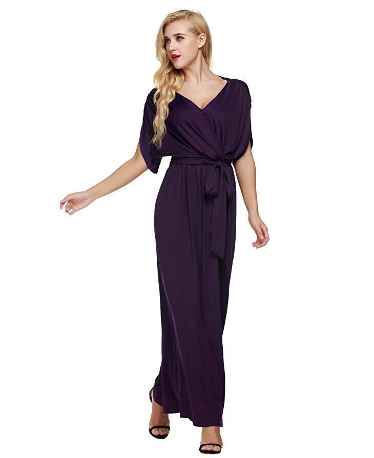 4XL Big Size Dress Elegant Women Long Dresses Summer Dresses - WOMONA.COM