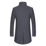 Men's woolen overcoat