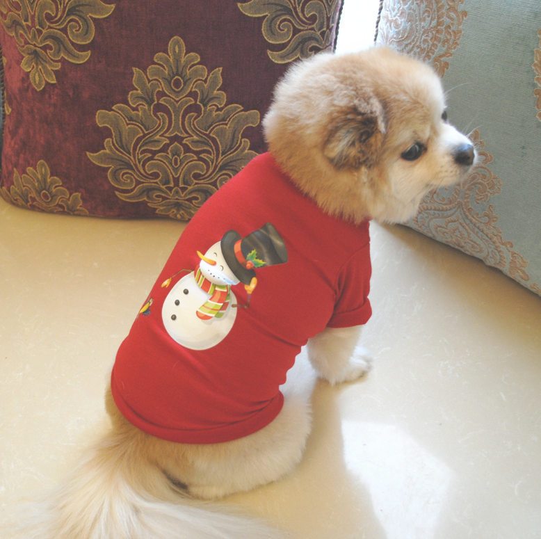 Dog Christmas vest - WOMONA.COM