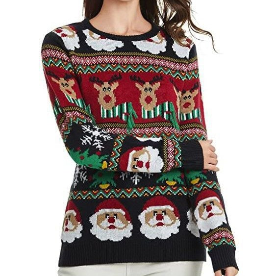 Winter Loose Women's Christmas Sweaters - WOMONA.COM