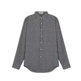 Spring And Autumn Vintage Striped Shirt Men