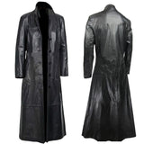 Motorcycle Men's Duster Fur Coat - WOMONA.COM