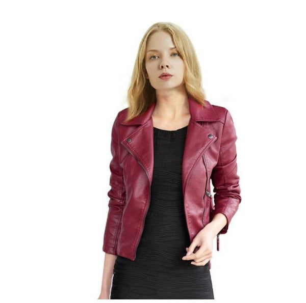 Viper Snake Leather Jacket - WOMONA.COM