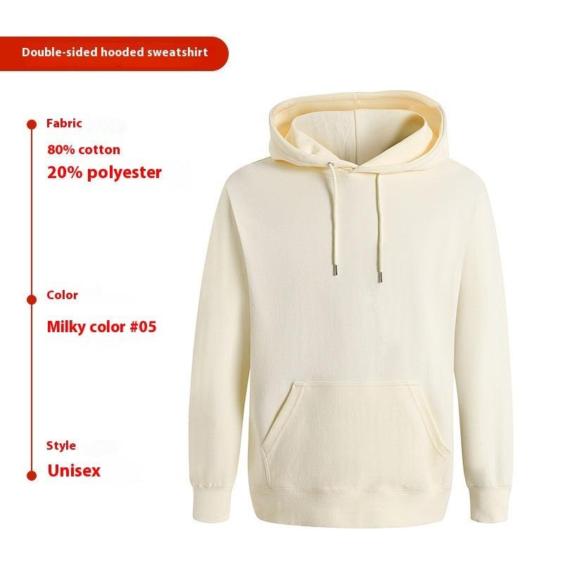Solid Color Long Sleeve Loose Thin Hoodie Sweater - WOMONA.COM