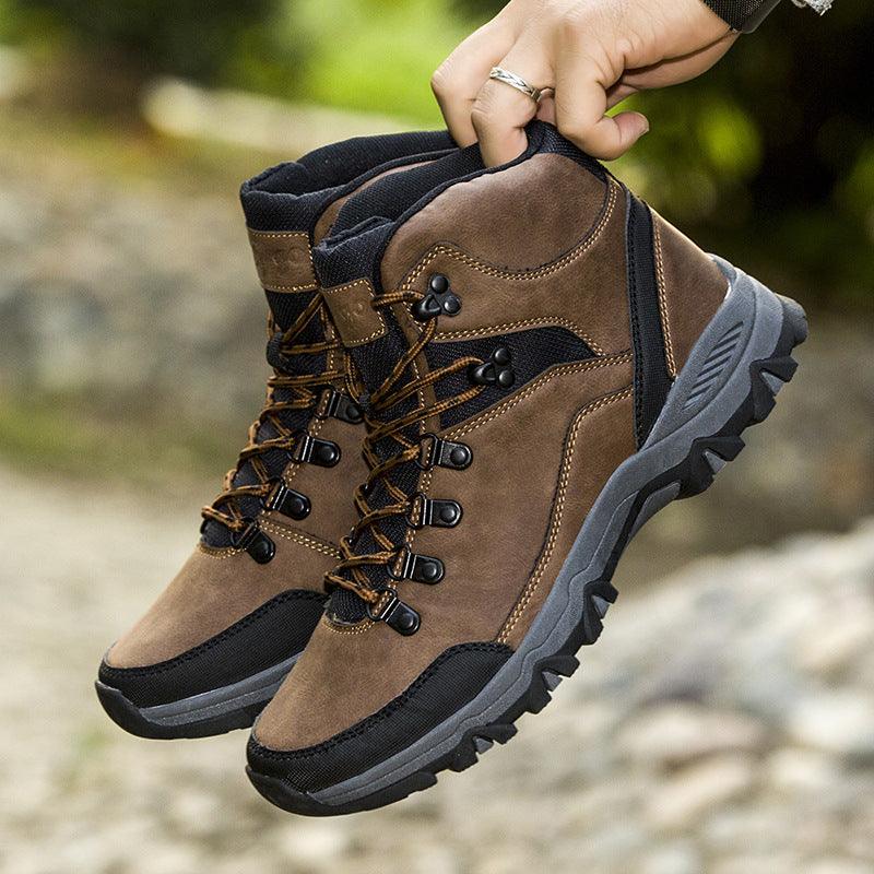 Large Men Shoes Outdoor Snow Boots High Top - WOMONA.COM