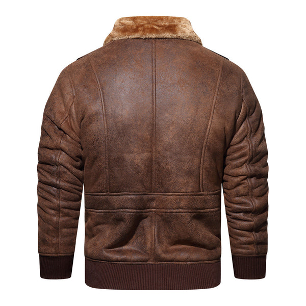 New Leather And Fur Men's Jacket Men's