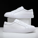 Summer Sports And Leisure Leather Sneakers Men - WOMONA.COM