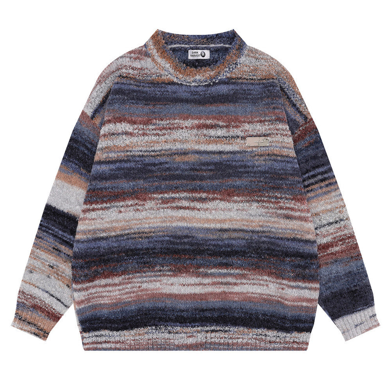 Loose Round Neck Sweater Male