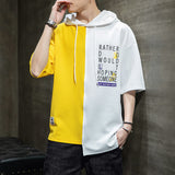 Round neck hooded sweater men - WOMONA.COM