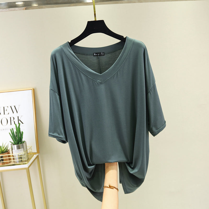 Korean Style Summer Thin Loose Short Sleeve