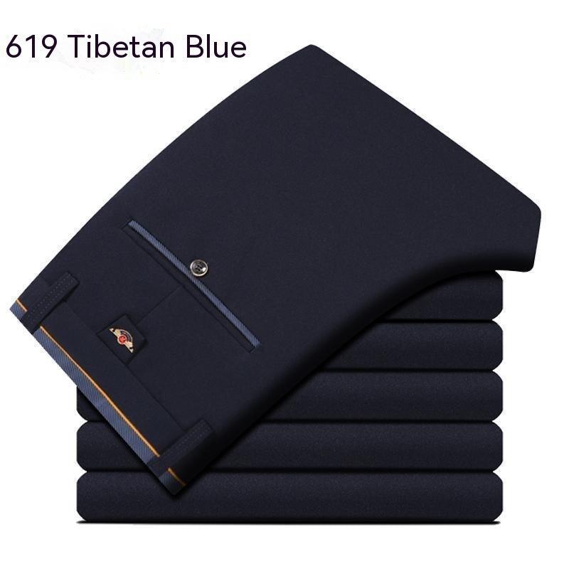 Suit Pants Middle-aged High Elastic Casual Pants - WOMONA.COM