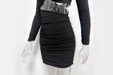 Women's Long-sleeved Skirt Fashion Hollowed-out - WOMONA.COM