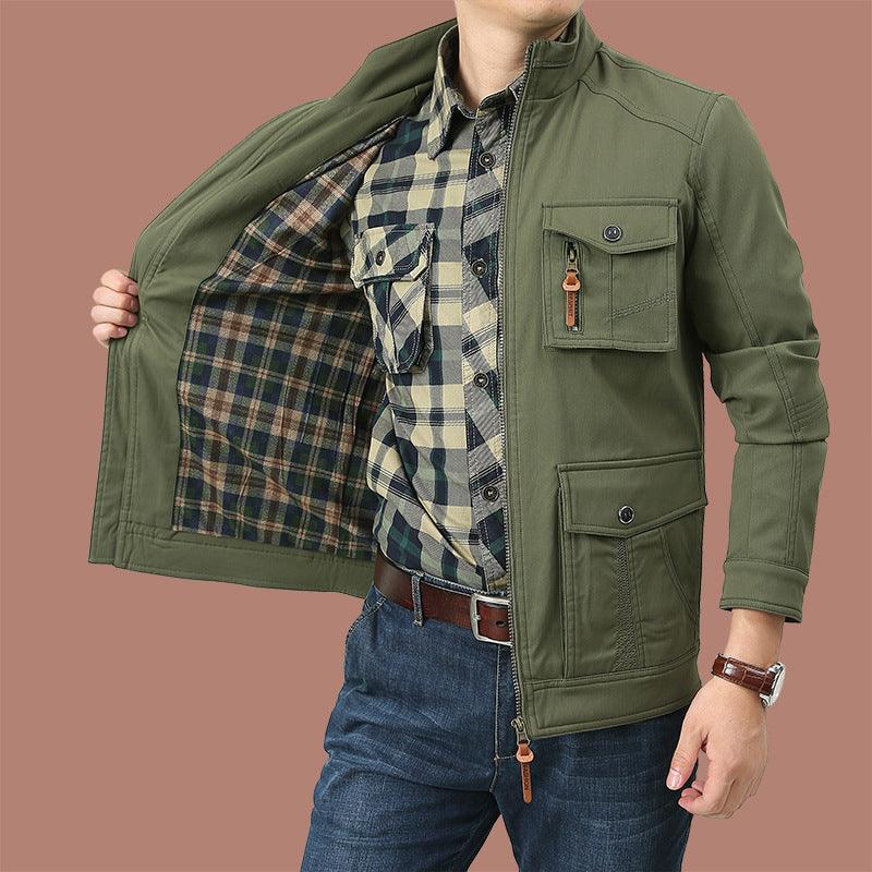 Fashion Work Clothes Men's Leisure Windproof Jacket - WOMONA.COM