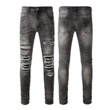 Men's Cover Damage Gray Casual Pants - WOMONA.COM