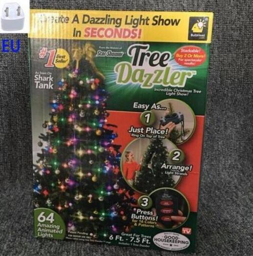 64 Light Dazzler Shower Tree Light Show Of Christmas Tree - WOMONA.COM