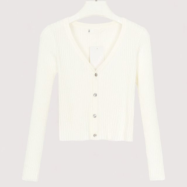 sweater cardigan women Slim sweaters - WOMONA.COM