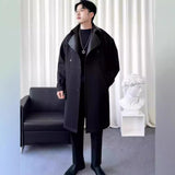 Woolen Coat Men's Korean Fashion