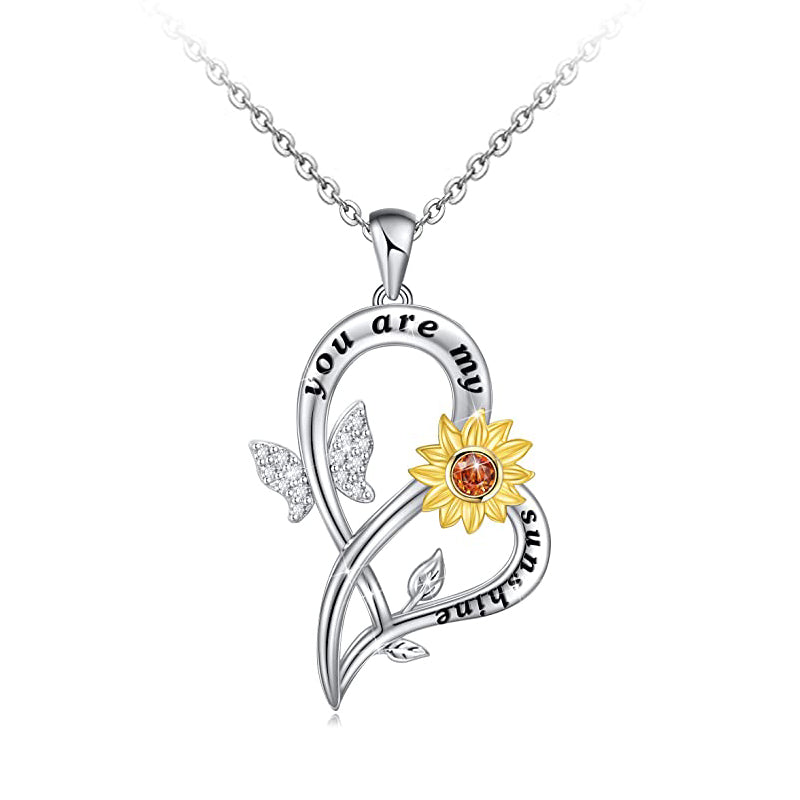 You Are My Sunshine Sunflower Necklace For Women - WOMONA.COM