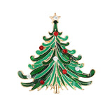 Christmas Tree Brooch Pin Women Girls Jewelry - WOMONA.COM