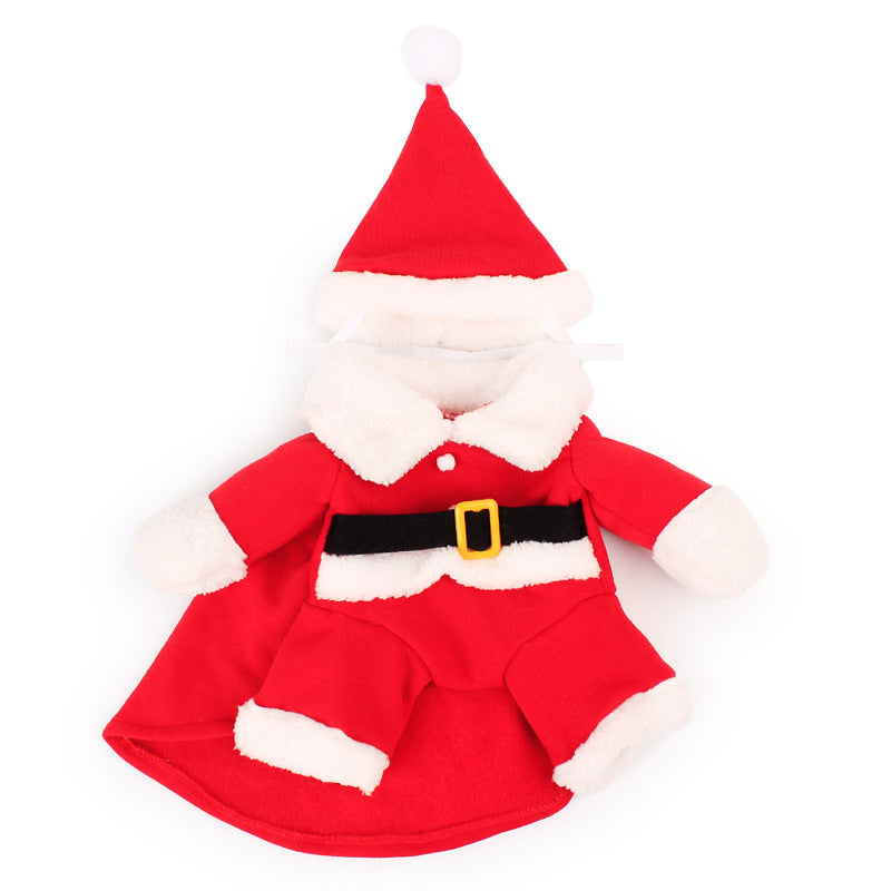 Pet Christmas Decoration Costume Pet Standing Costume - WOMONA.COM