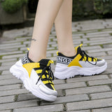 Breathable fashion sneakers - WOMONA.COM