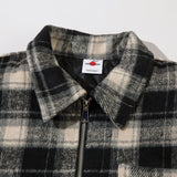 Plaid Shirt Cotton-padded Coat For Men