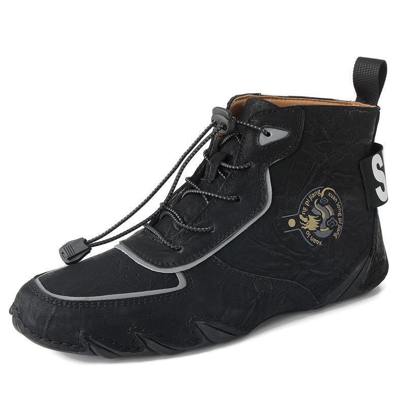 Plus Size Men's High-top Dr Martens Boots - WOMONA.COM