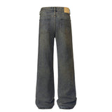 American Retro Drooping Straight Jeans For Men - WOMONA.COM