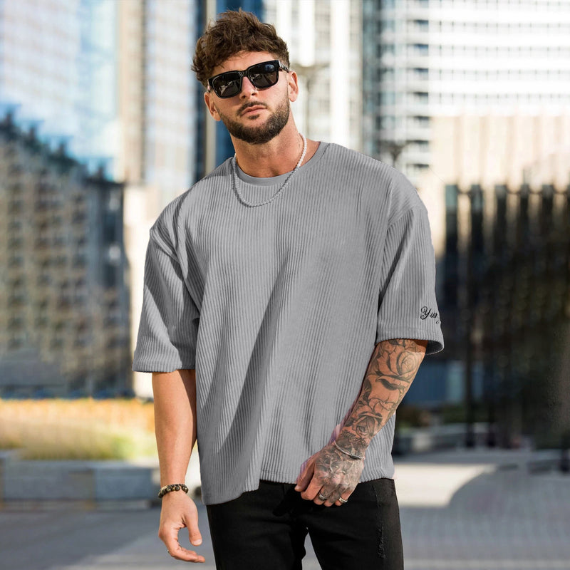 Fashion Loose Sports Short Sleeve Men - WOMONA.COM