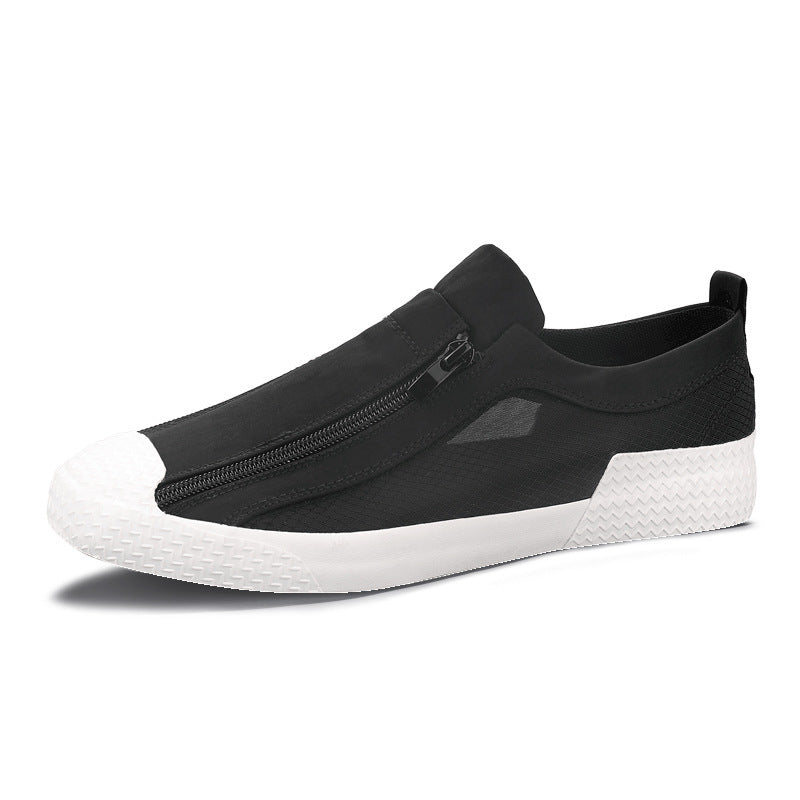 Trendy casual canvas sneakers - WOMONA.COM