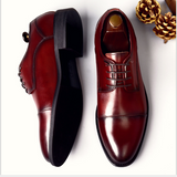 Men's business leather dress shoes, youth shoes, men - WOMONA.COM