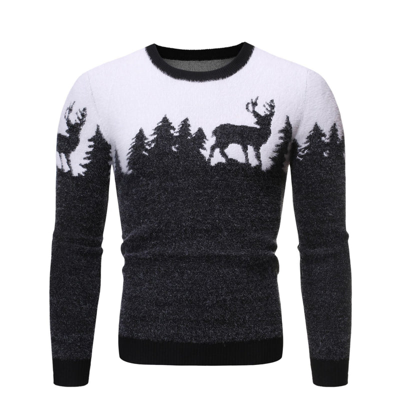 Christmas deer sweater - WOMONA.COM