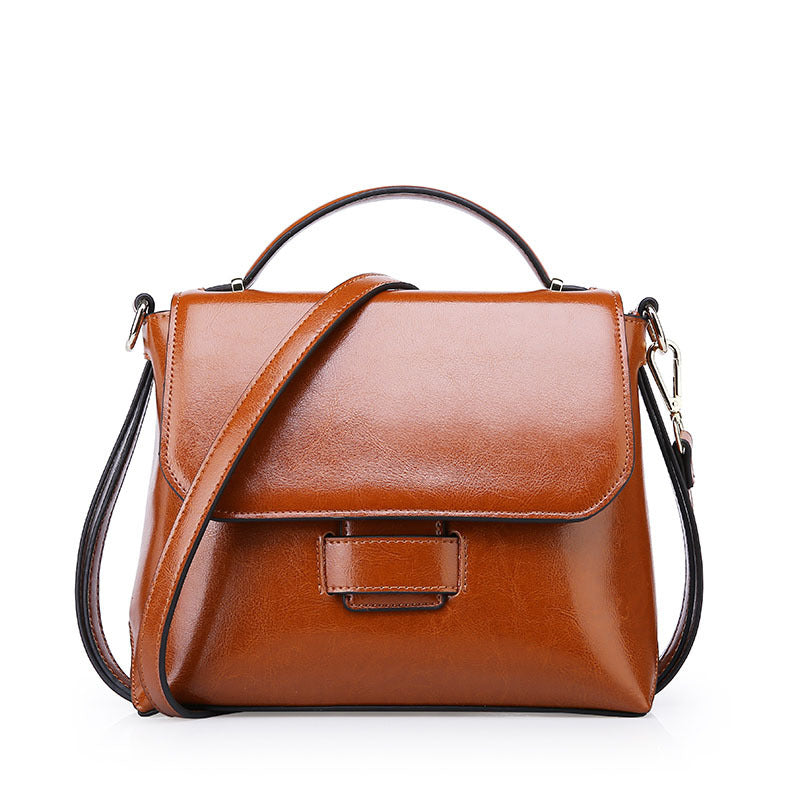 Real Leather Handbag Shoulder Bags - WOMONA.COM