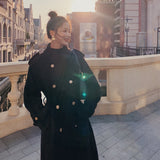 The Knee Minimalist Hepburn Style Woolen Coat