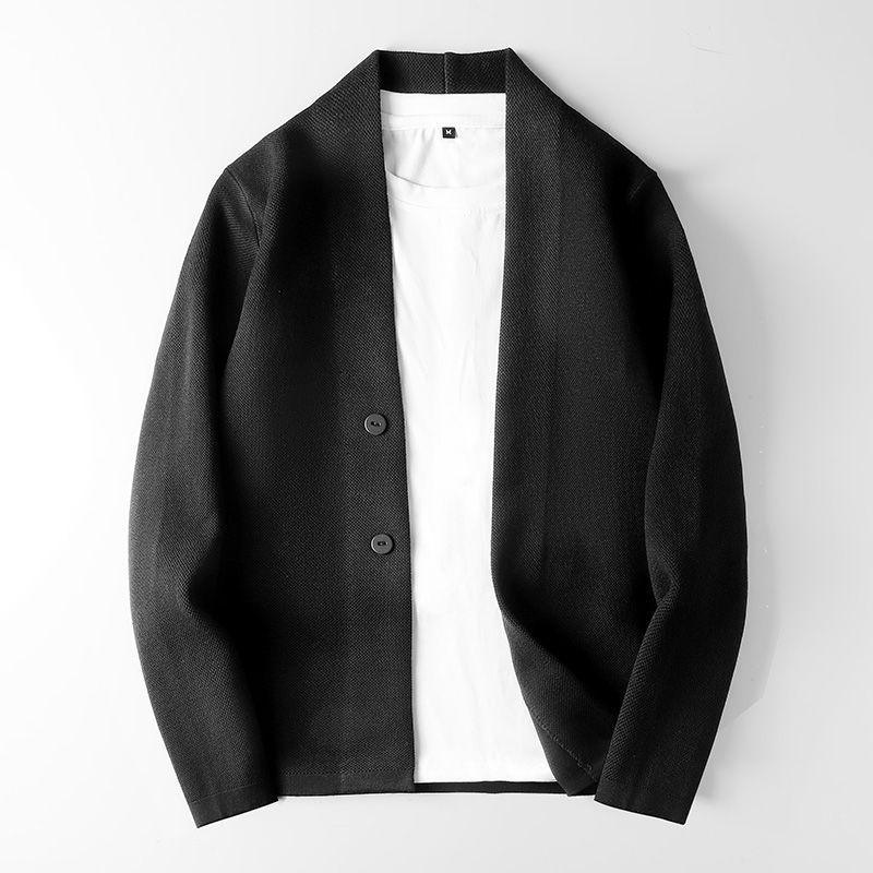Sweater Men's Slim Fit Handsome All-match Outerwear Sweater - WOMONA.COM
