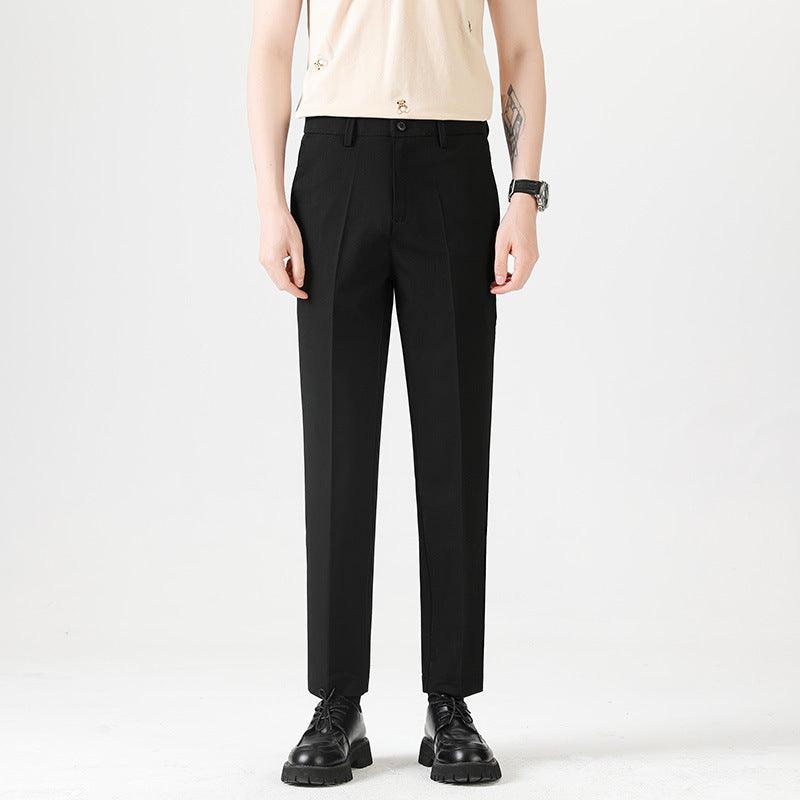 Casual Small Trousers Stretch Pencil Pants Men's - WOMONA.COM