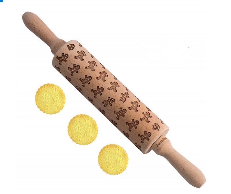 Rolling Pin Christmas Embossing - WOMONA.COM