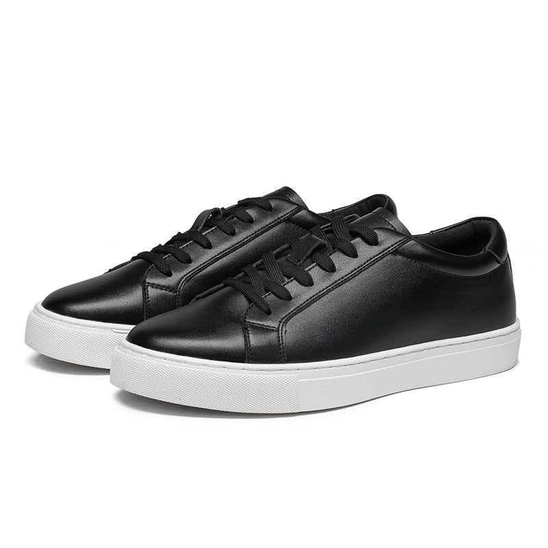 Summer Sports And Leisure Leather Sneakers Men - WOMONA.COM