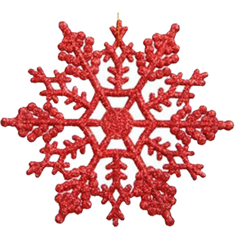 acrylic 10CM snowflakes, Christmas necessities, Christmas tree hanger - WOMONA.COM