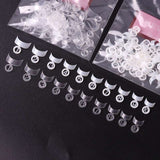 500 Pieces Of Fake Nails Crescent Edge Plum - WOMONA.COM