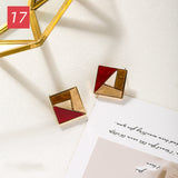 warm caramel earrings - WOMONA.COM