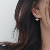 Octagonal earrings commute - WOMONA.COM