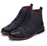 Men's leather boots Martin boots - WOMONA.COM