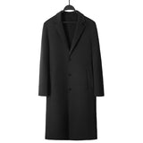 Men's Fashion Thickened Cashmere Coat - WOMONA.COM