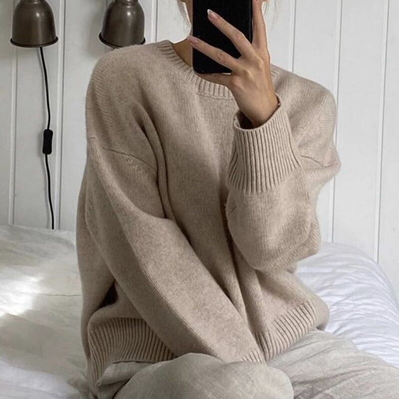 Long Elastic Sweaters Women - WOMONA.COM