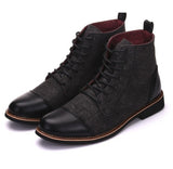 Men's leather boots Martin boots - WOMONA.COM